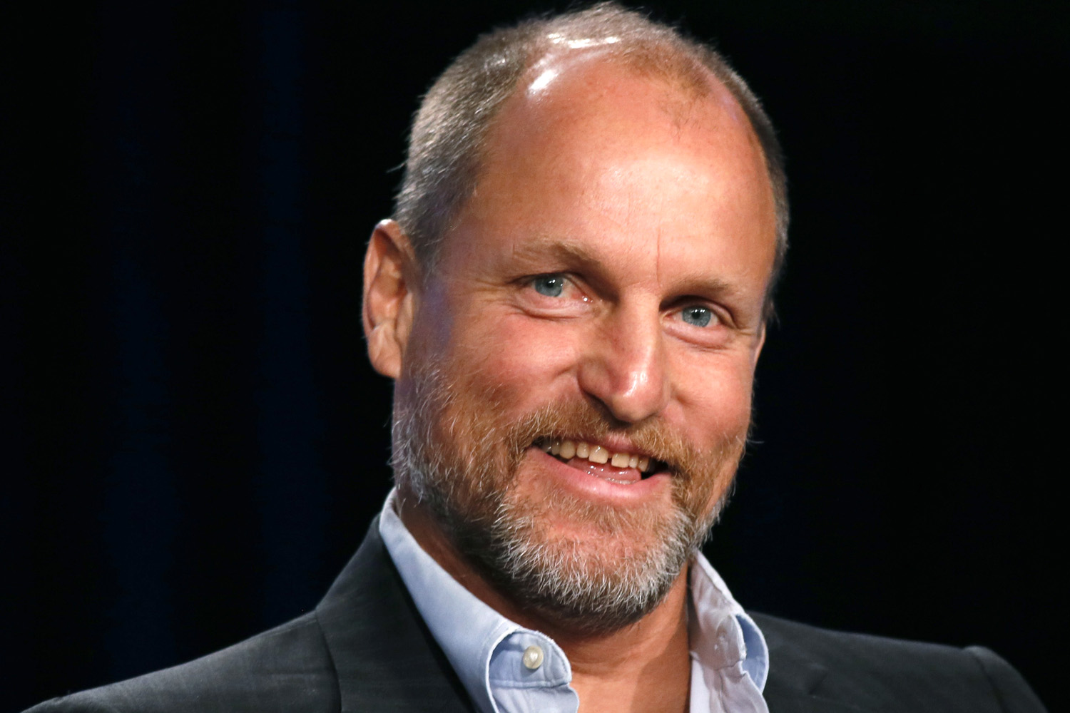 Actor Woody Harrelson talks about HBO's "True Detective" during the Winter 2014 TCA presentations in Pasadena