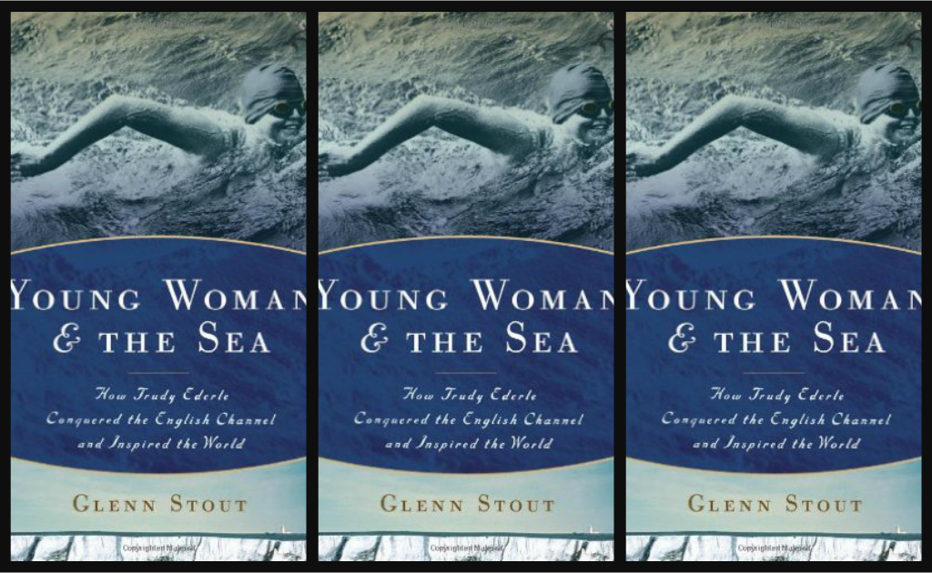 young woman and the sea banner