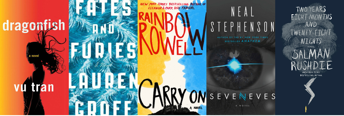 five book covers