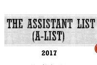Assistant List 2017