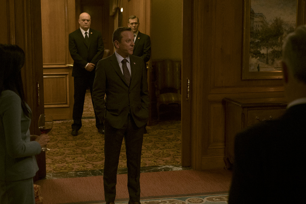 DESIGNATED SURVIVOR - "Bombshell" - President Kirkman's first international summit is derailed when journalist Abe Leonard publishes an explosive article. Meanwhile, Hannah Wells uncovers the conspiracy's next target, on ABC's "Designated Survivor," WEDNESDAY, MAY 10 (10:00-11:00 p.m. EDT), on The ABC Television Network. (ABC/Ben Mark Holzberg) KIEFER SUTHERLAND
